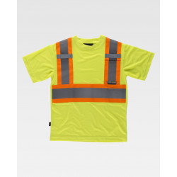 Camiseta m c reflectante fluorescente técnica WORKTEAM C3645